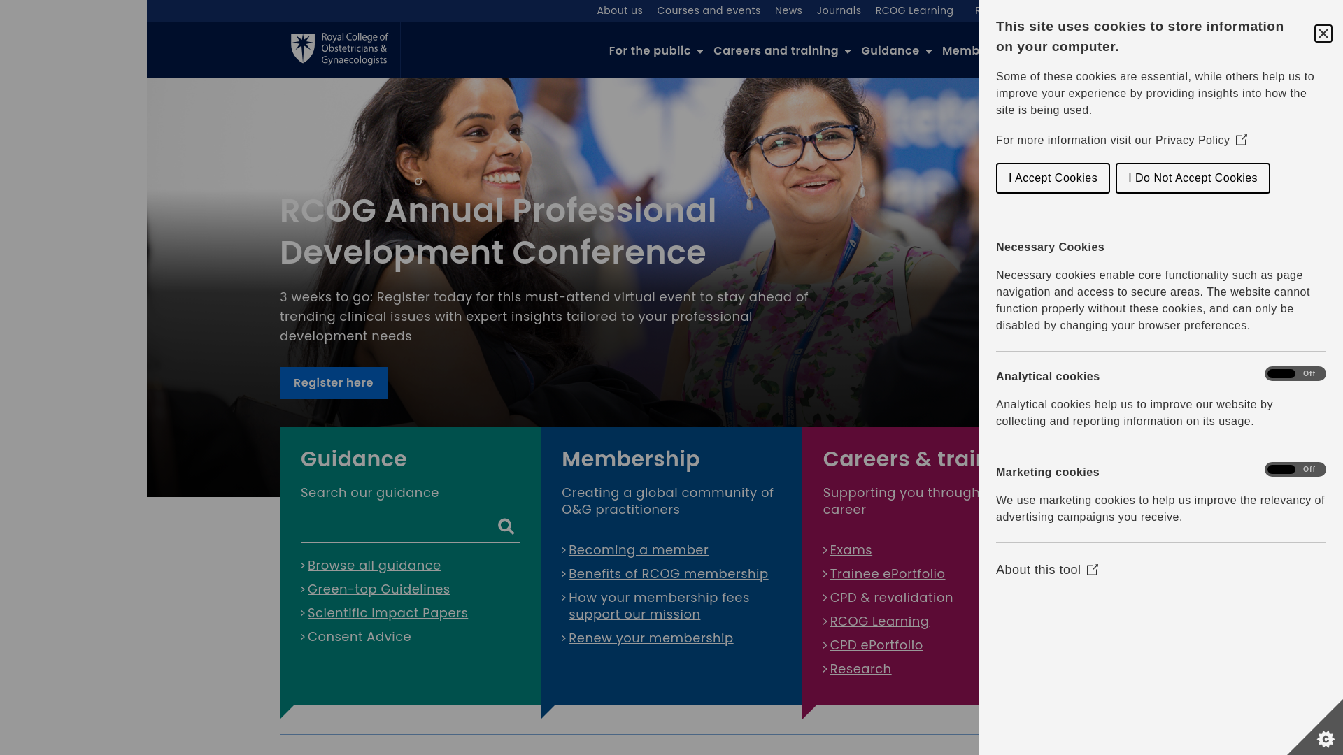 Website screenshot