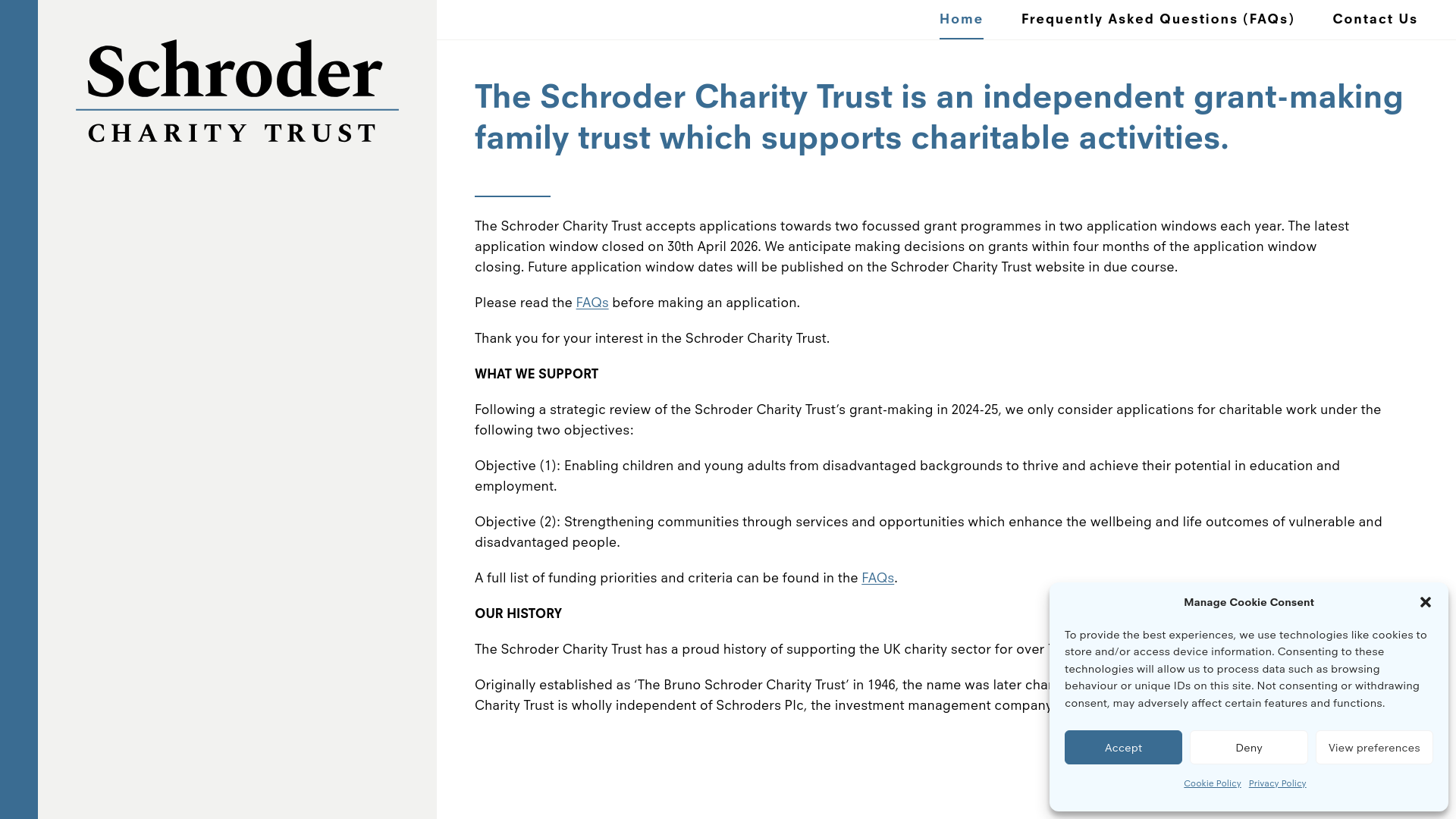 Website screenshot