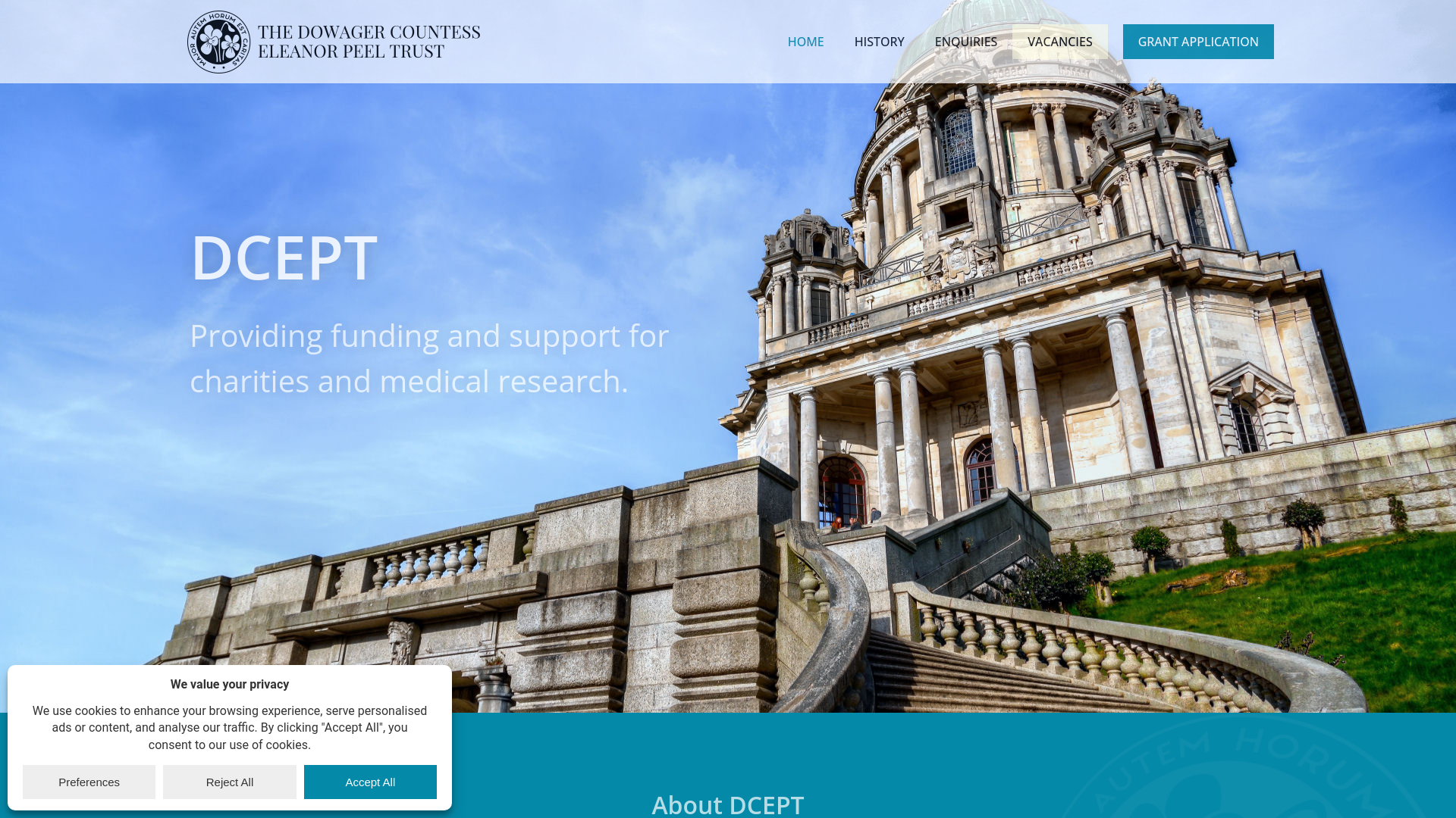 Website screenshot