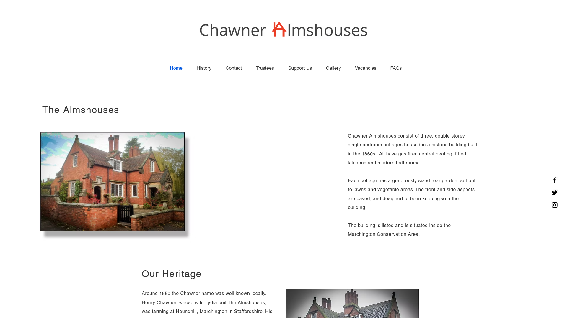 Website screenshot