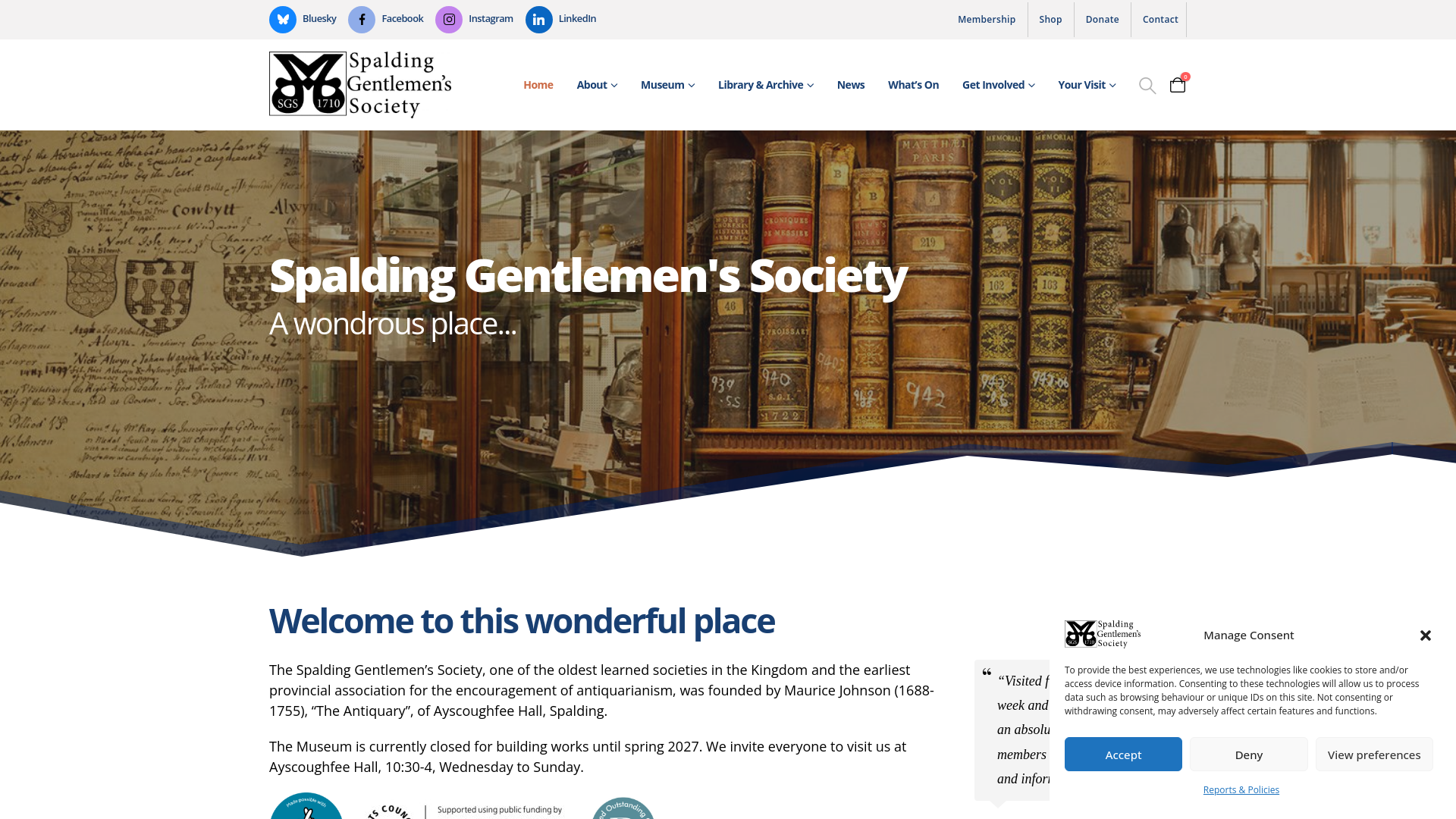 Website screenshot