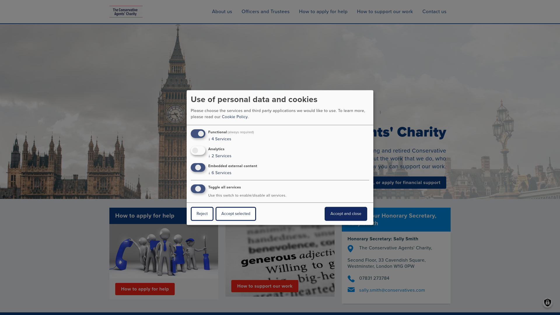 Website screenshot