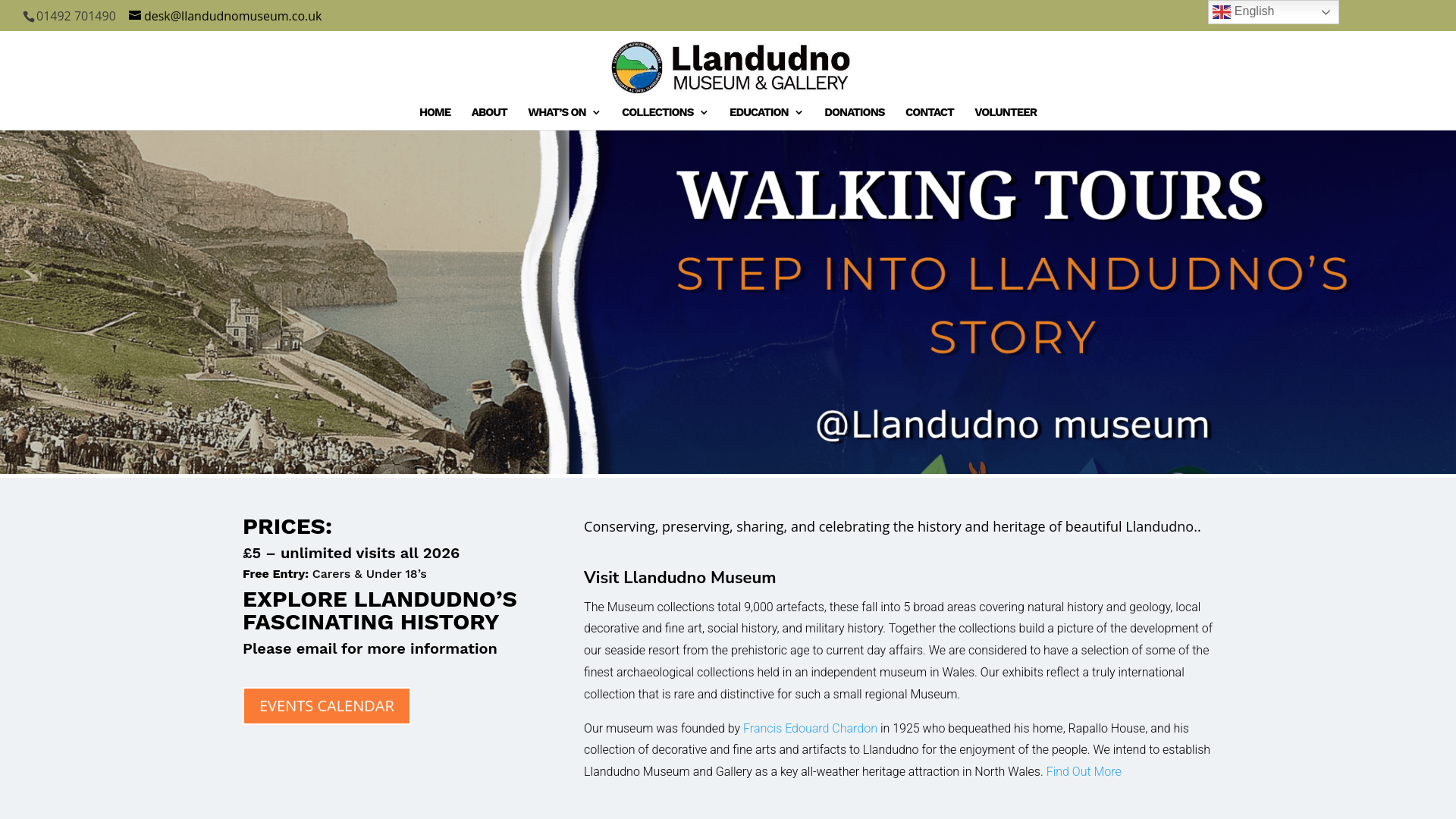 Website screenshot