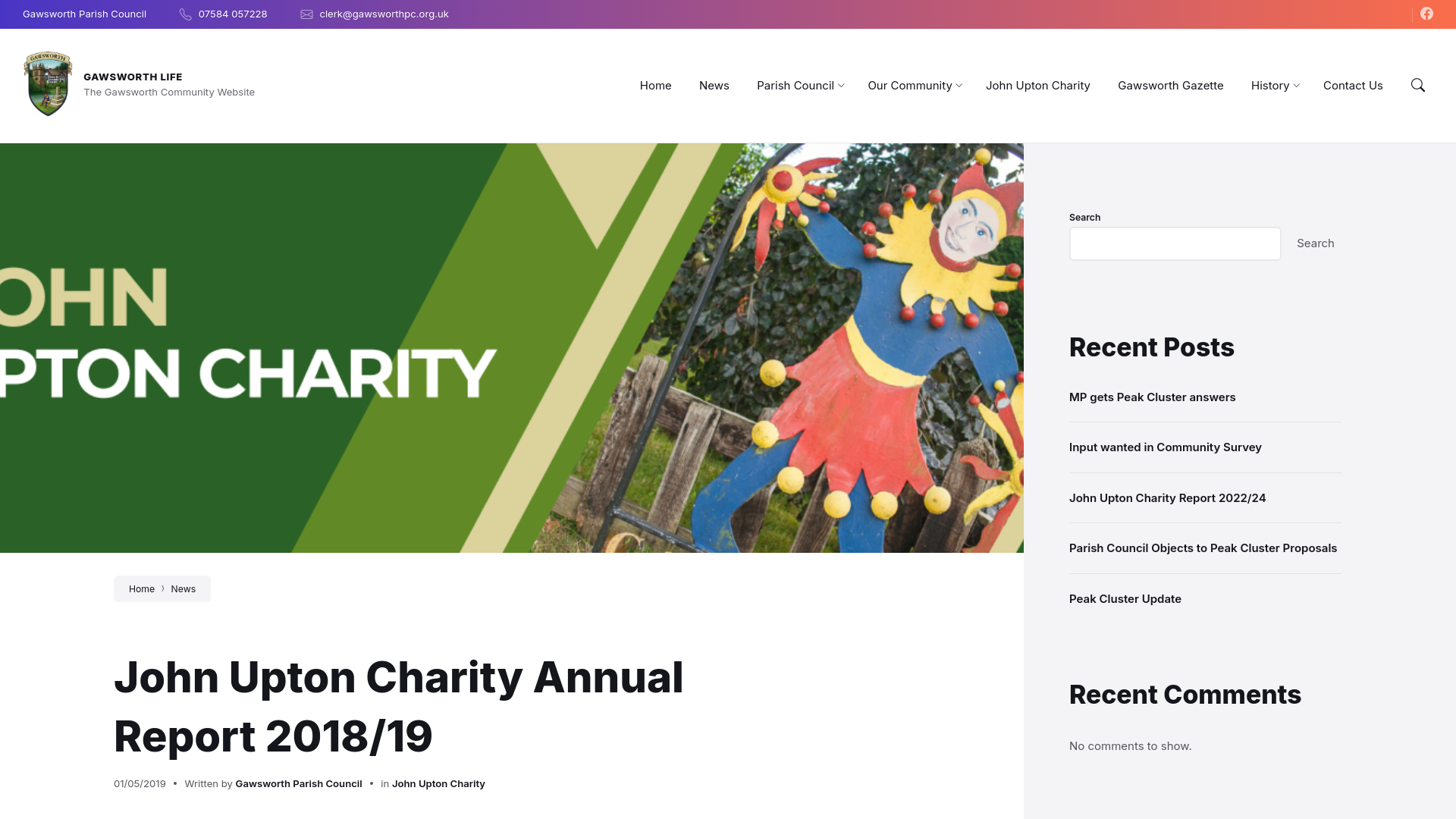 Website screenshot