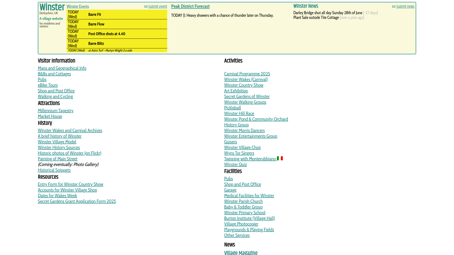 Website screenshot