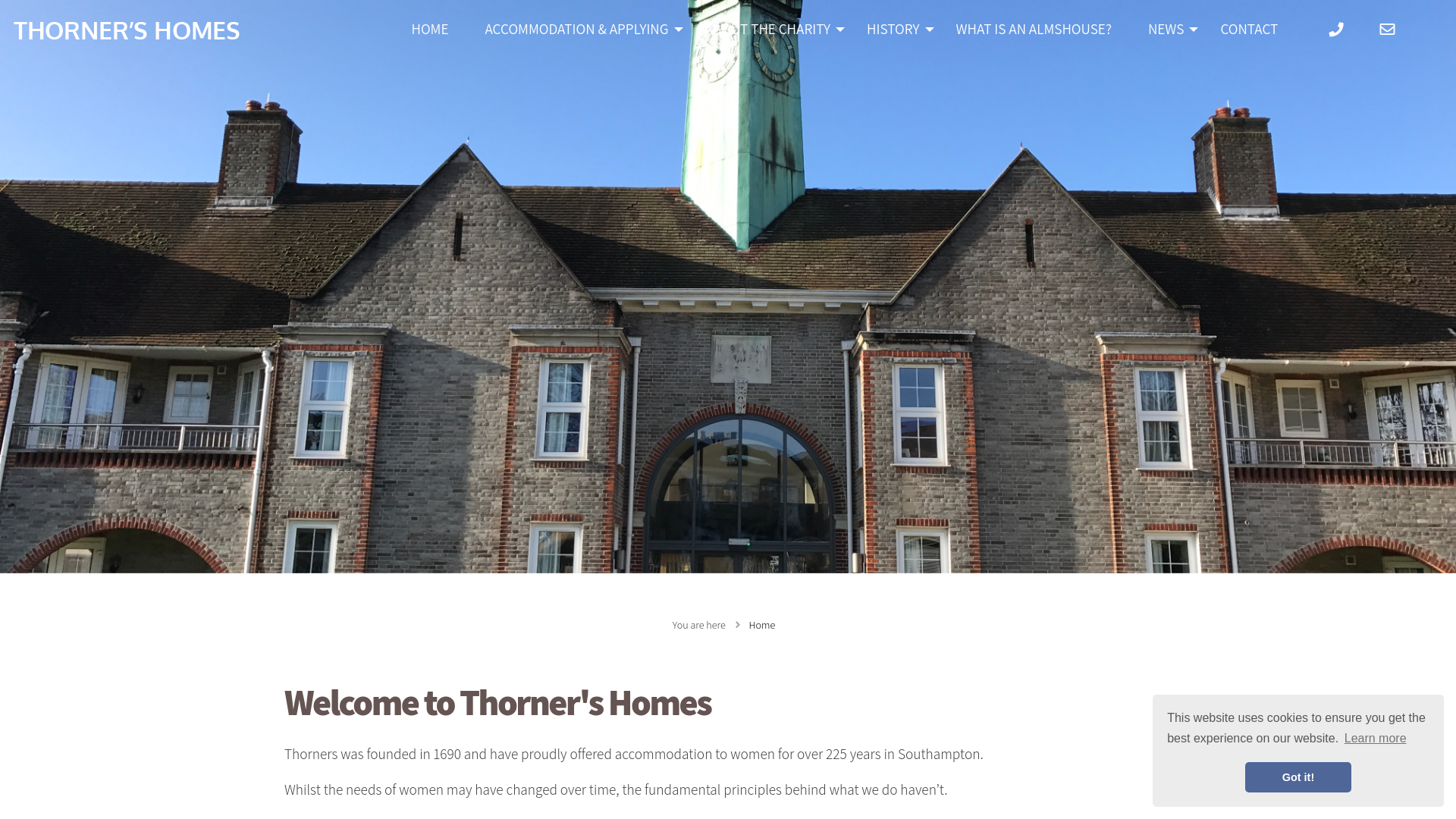 Website screenshot