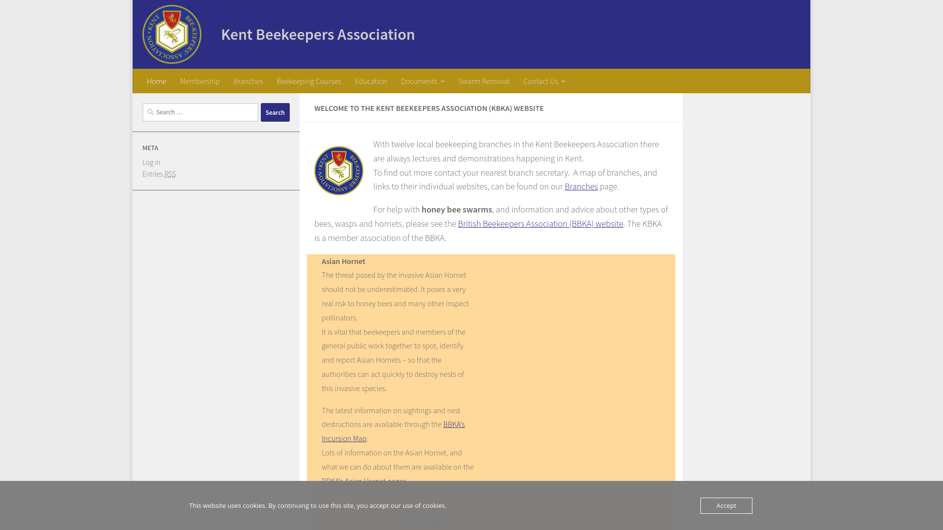 Website screenshot