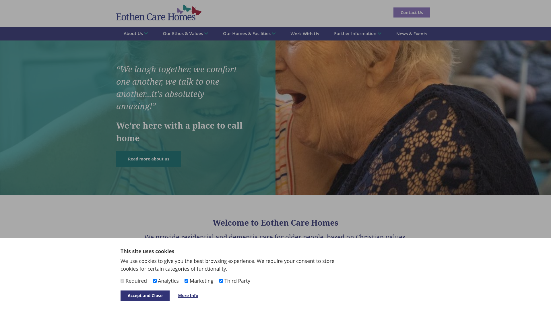 Website screenshot