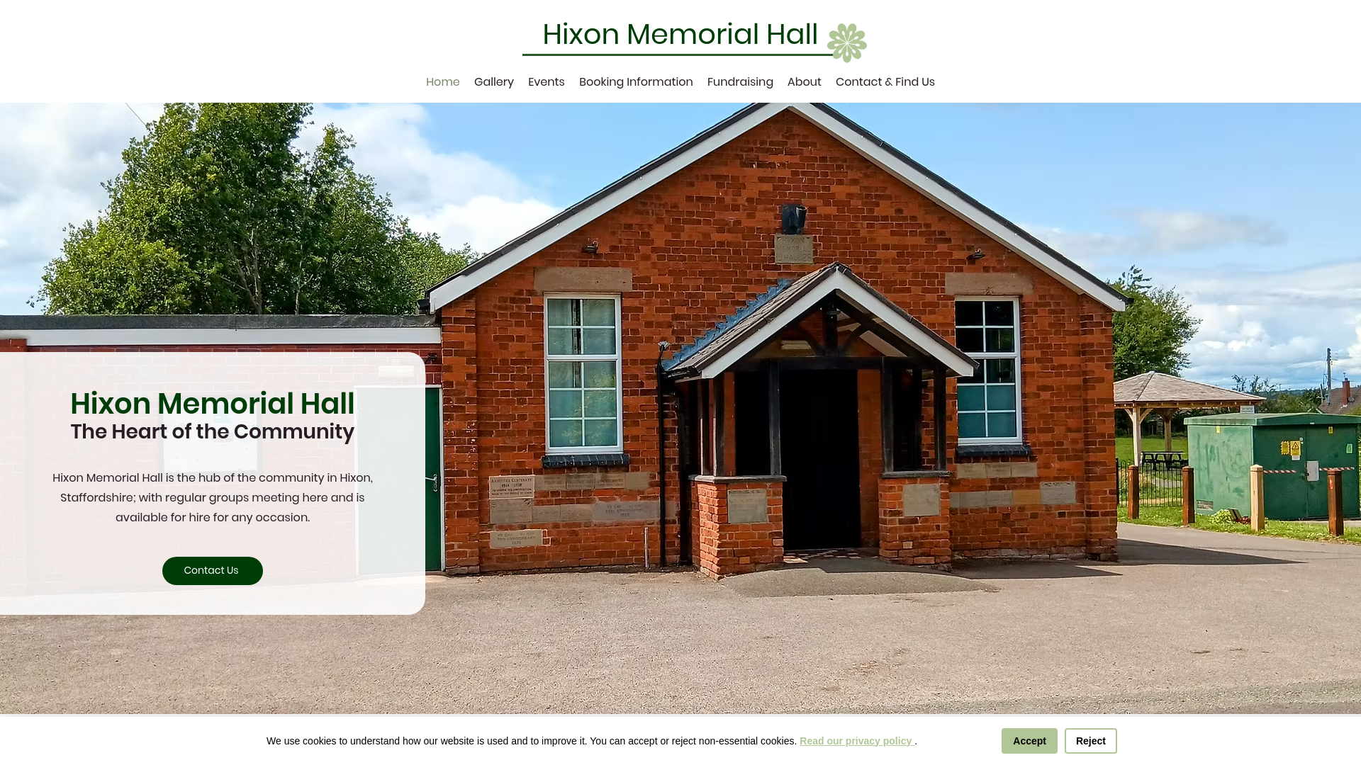 Website screenshot