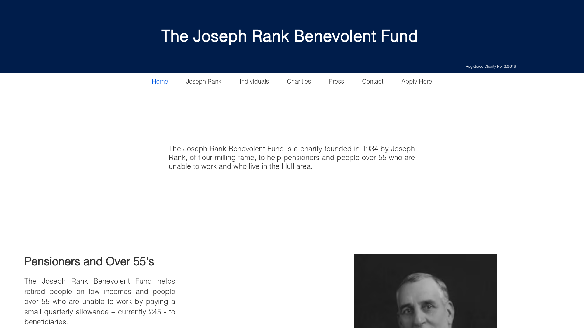 Website screenshot