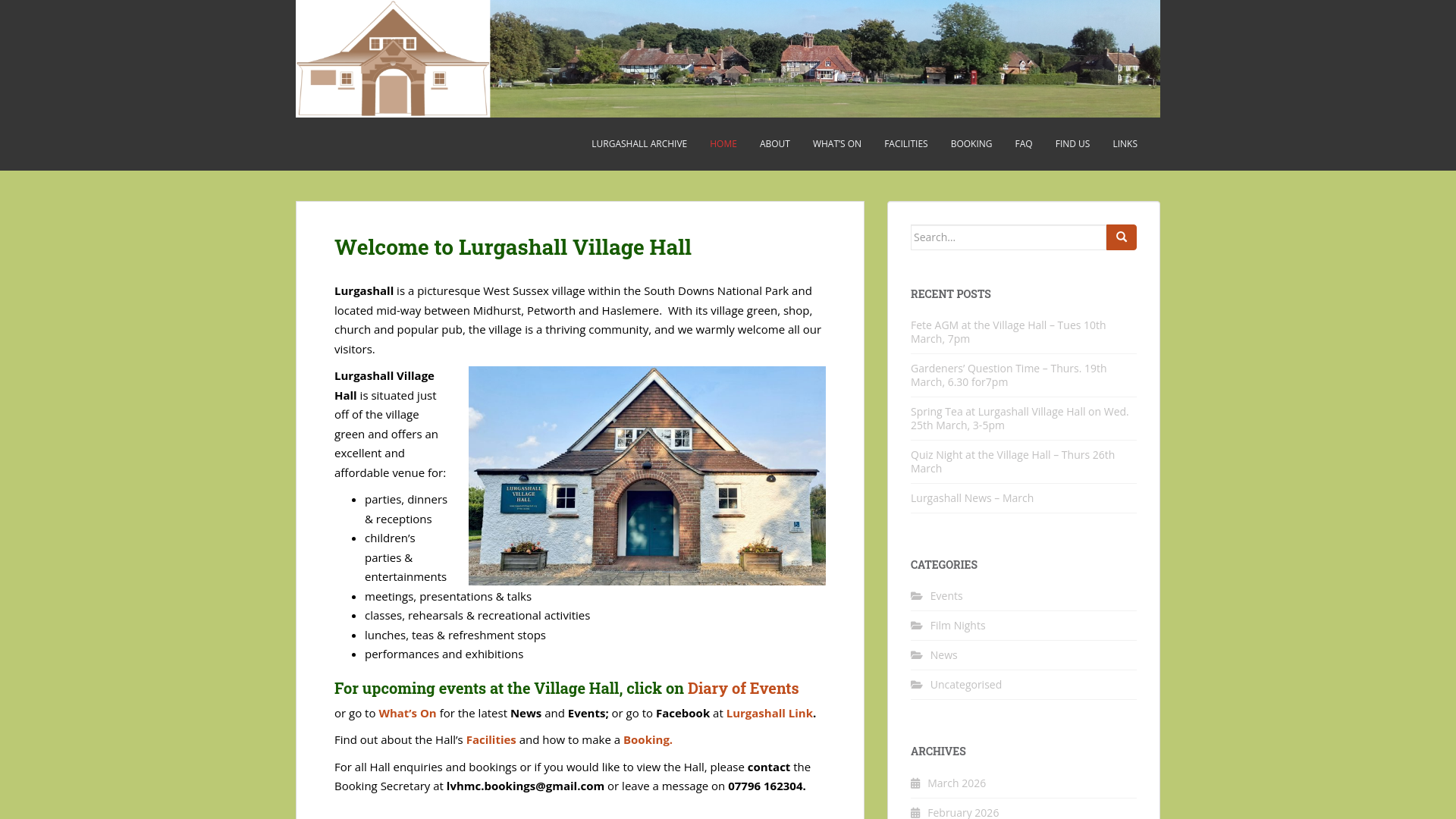 Website screenshot