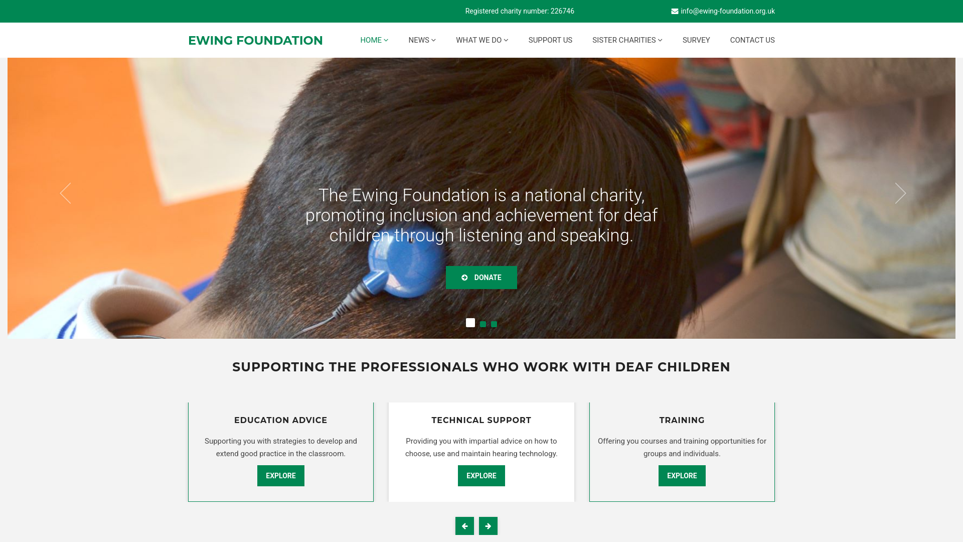 Website screenshot