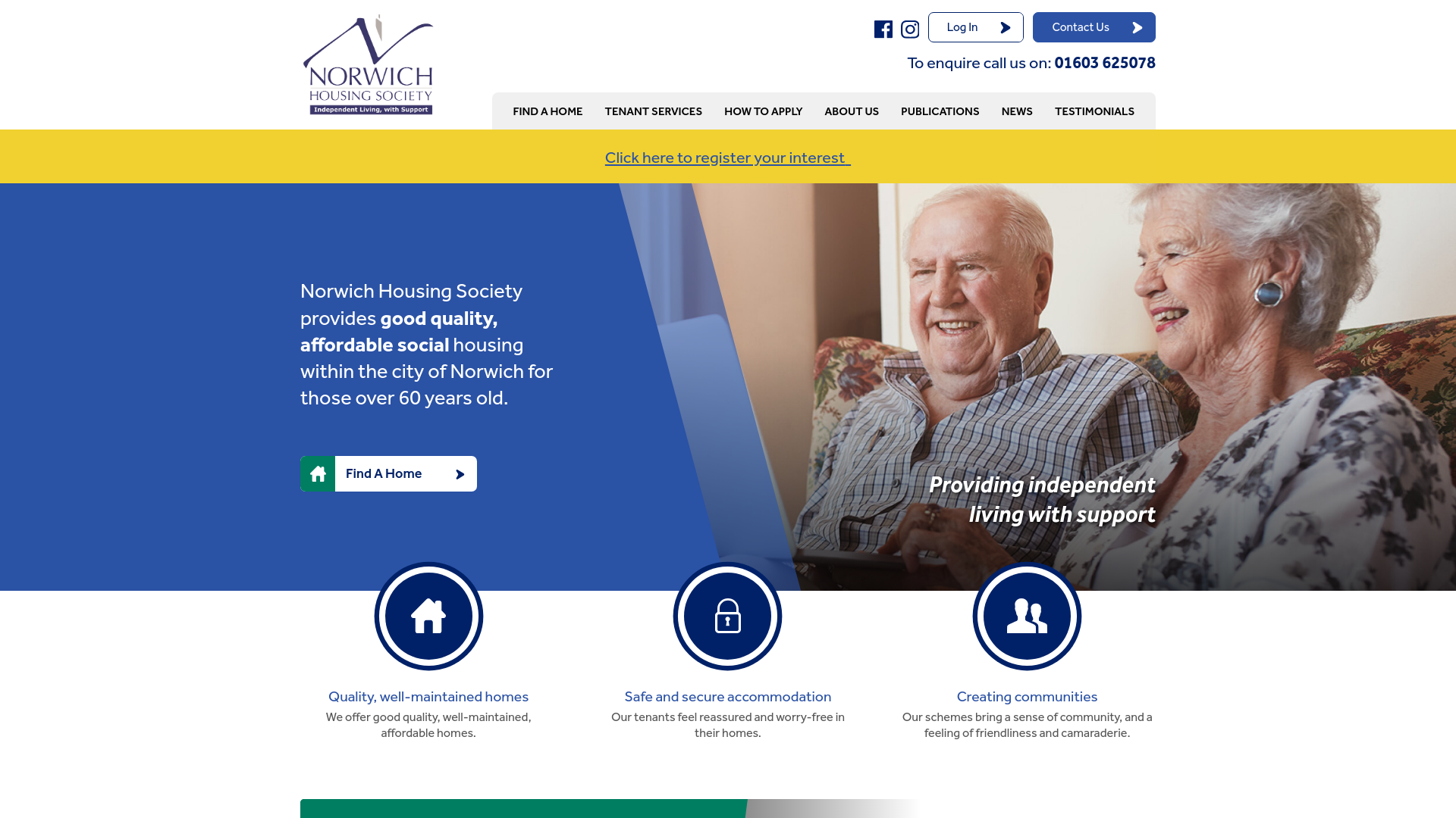 Website screenshot