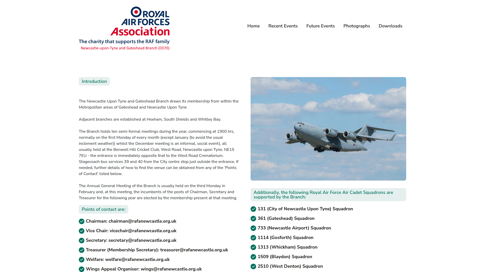 Website screenshot