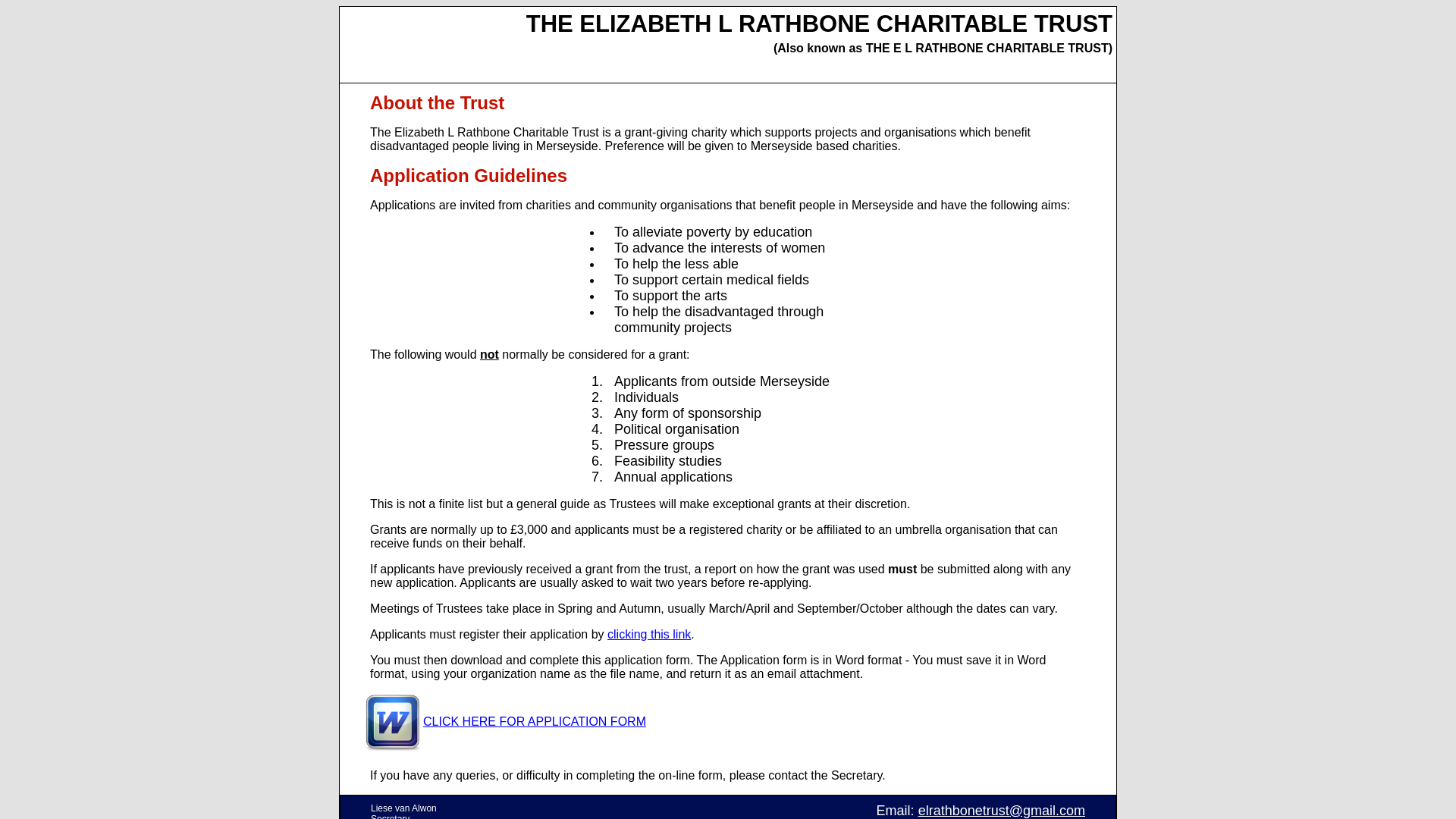 Website screenshot