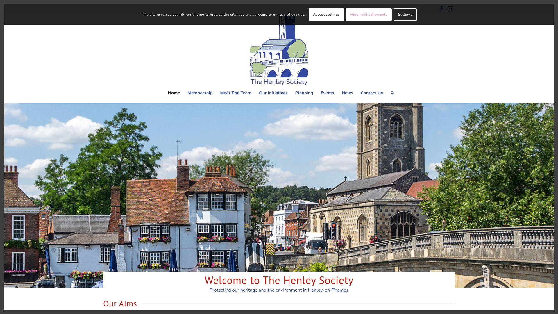 Website screenshot