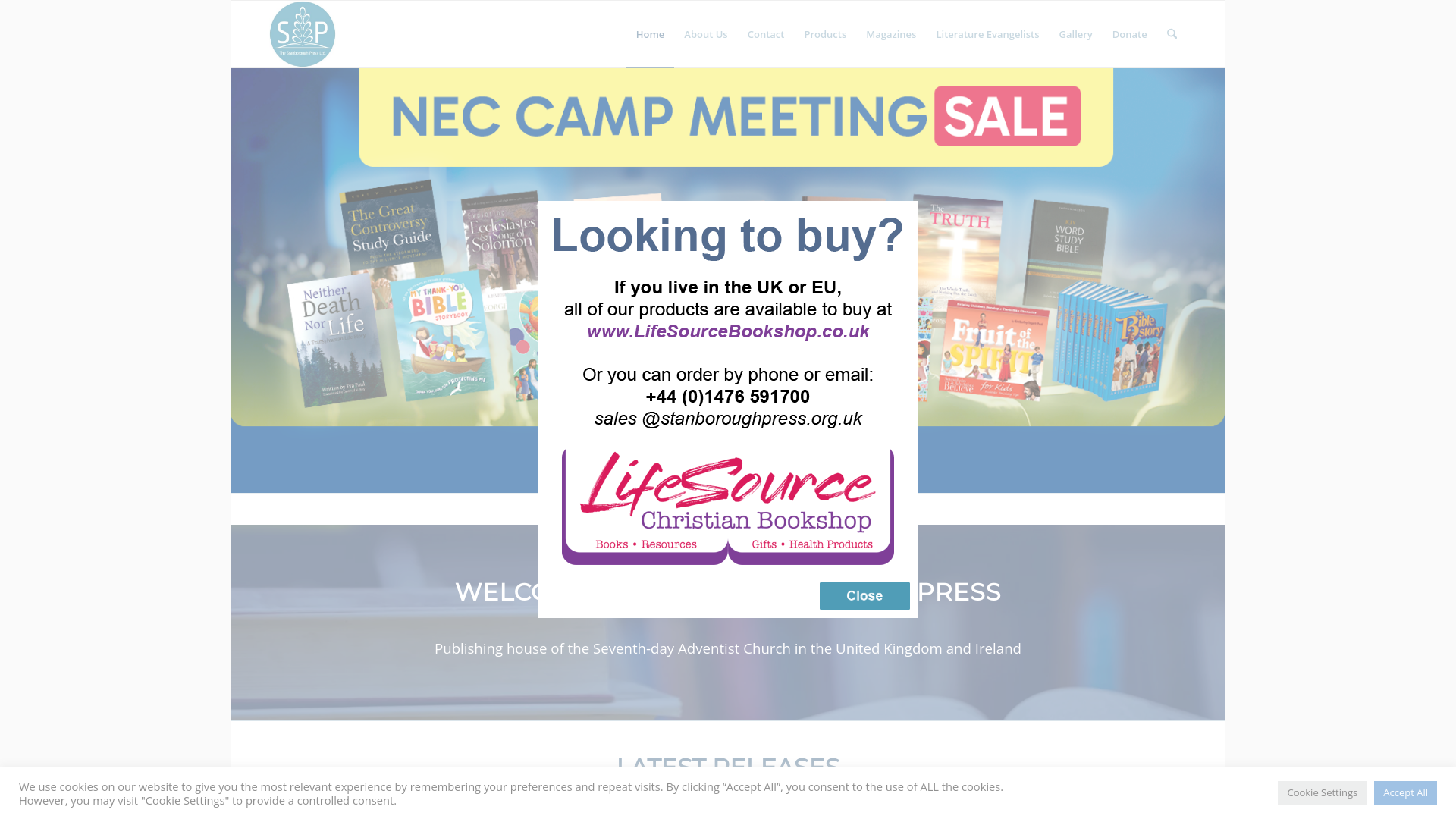 Website screenshot