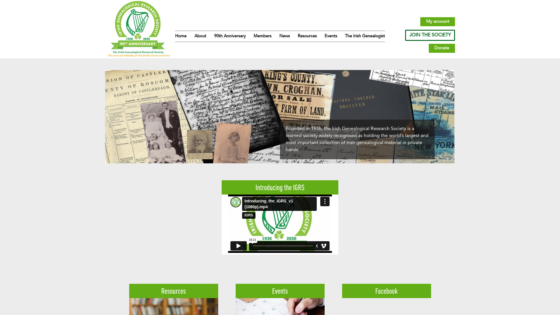 Website screenshot