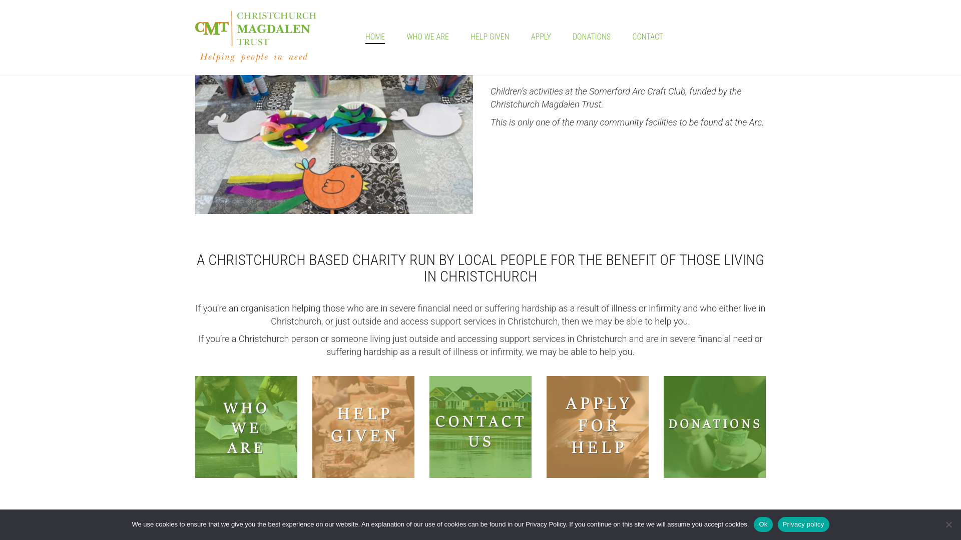 Website screenshot