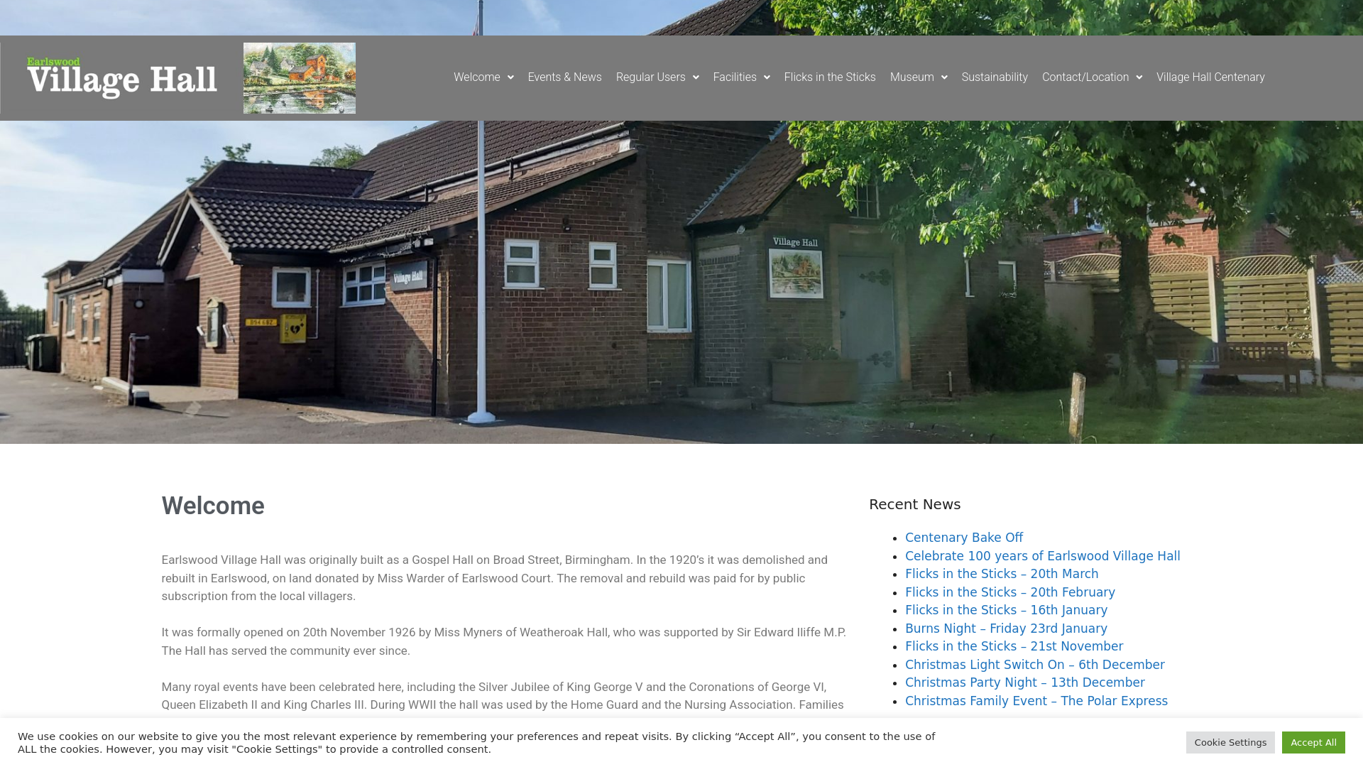 Website screenshot