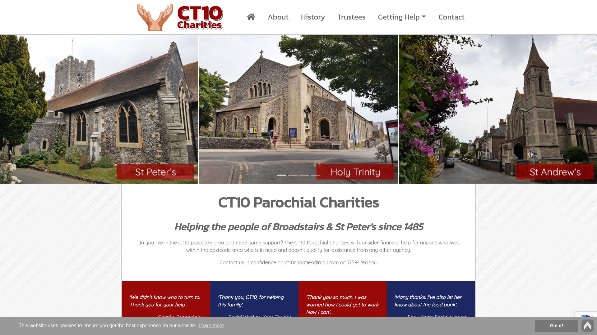 Website screenshot