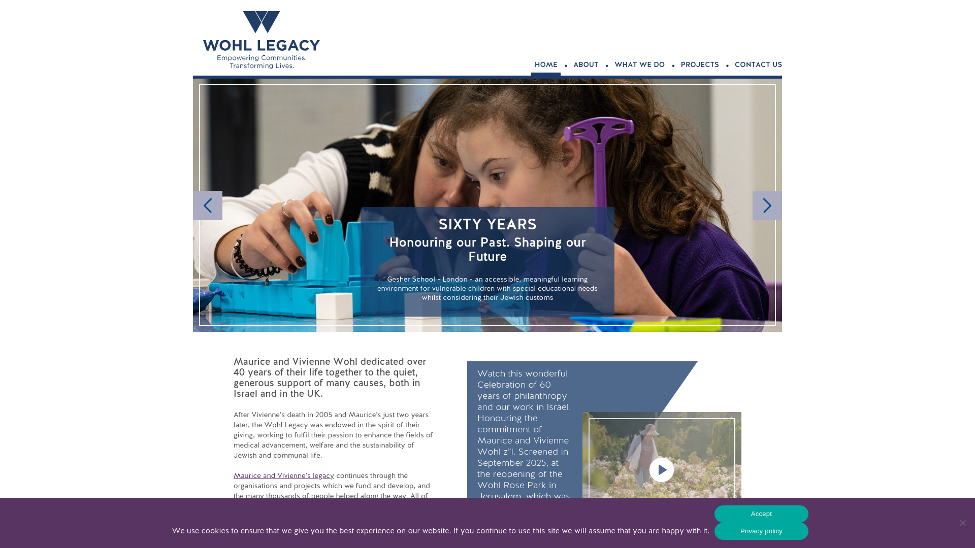 Website screenshot