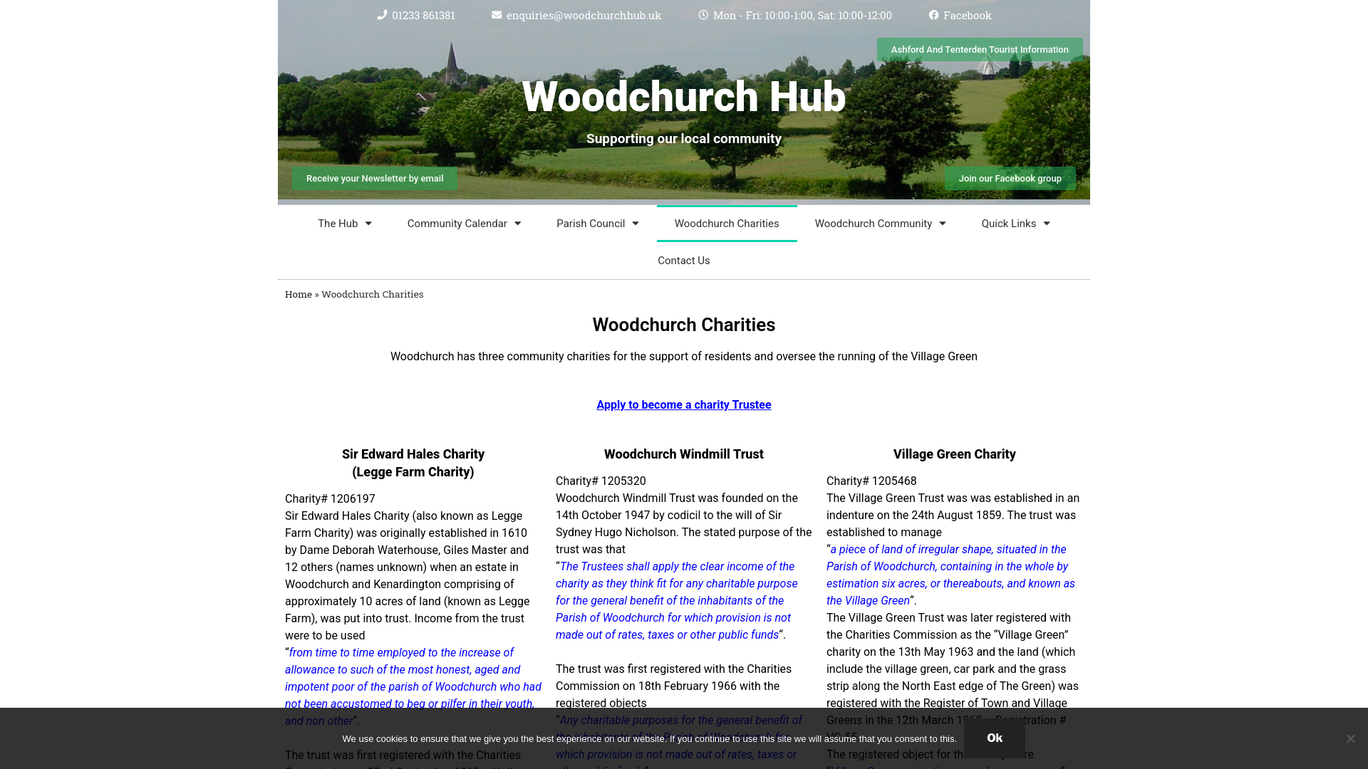Website screenshot