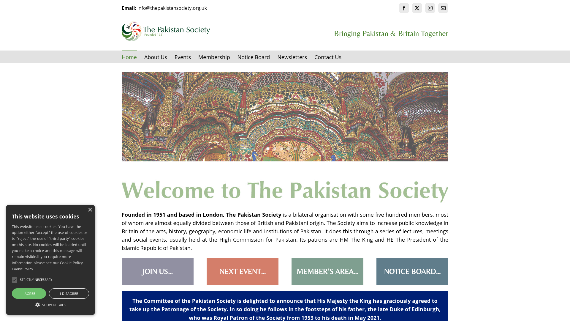 Website screenshot