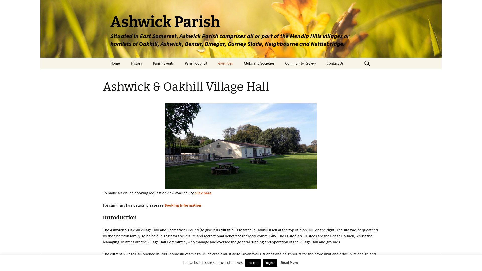 Website screenshot