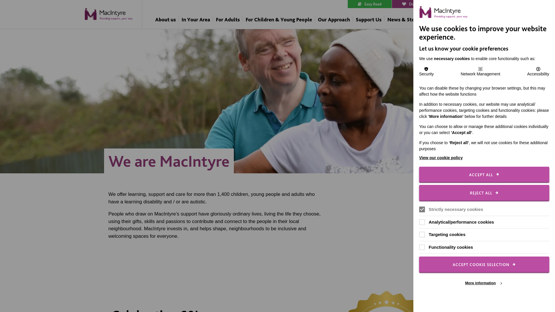 Website screenshot