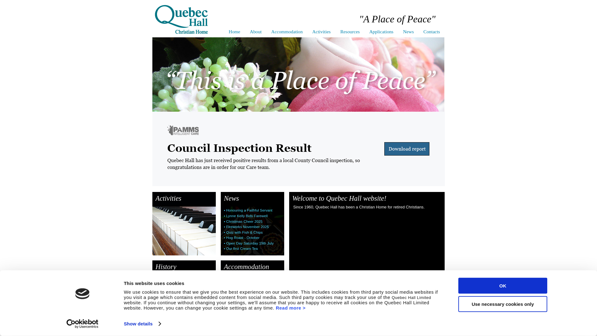 Website screenshot