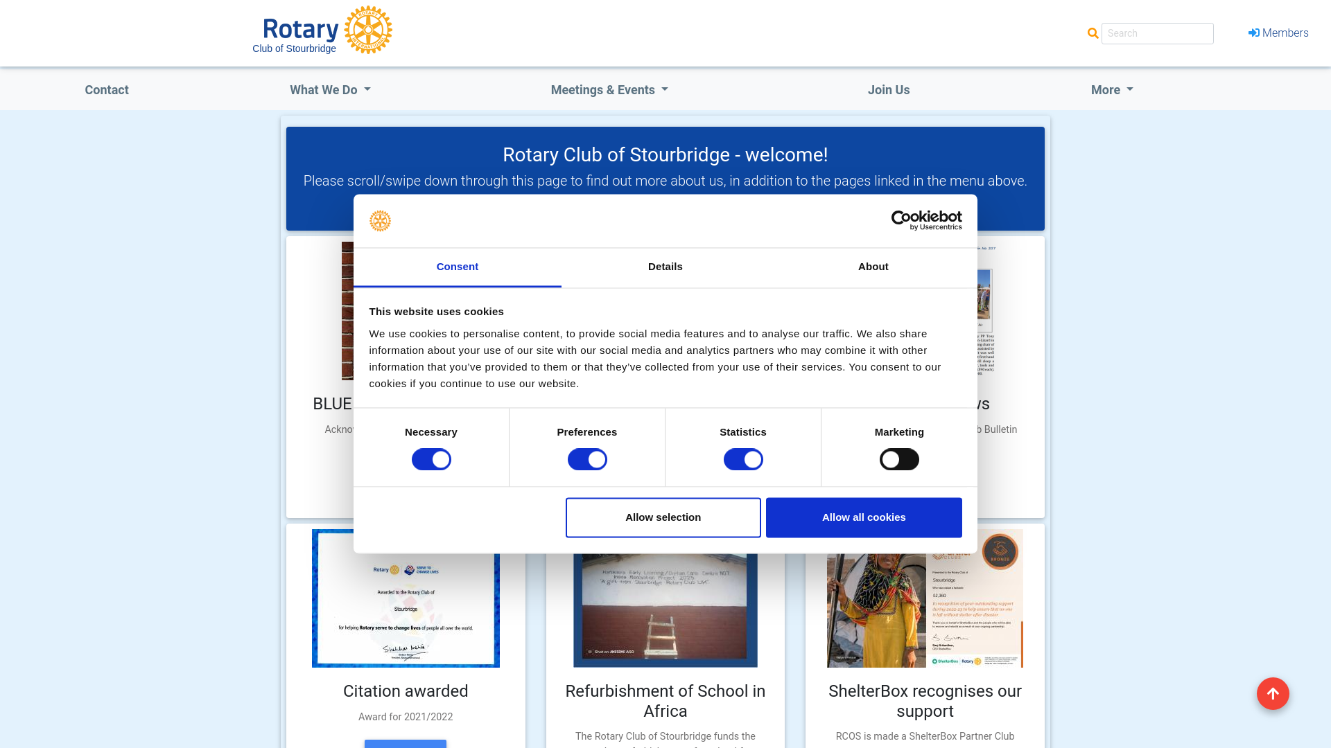 Website screenshot