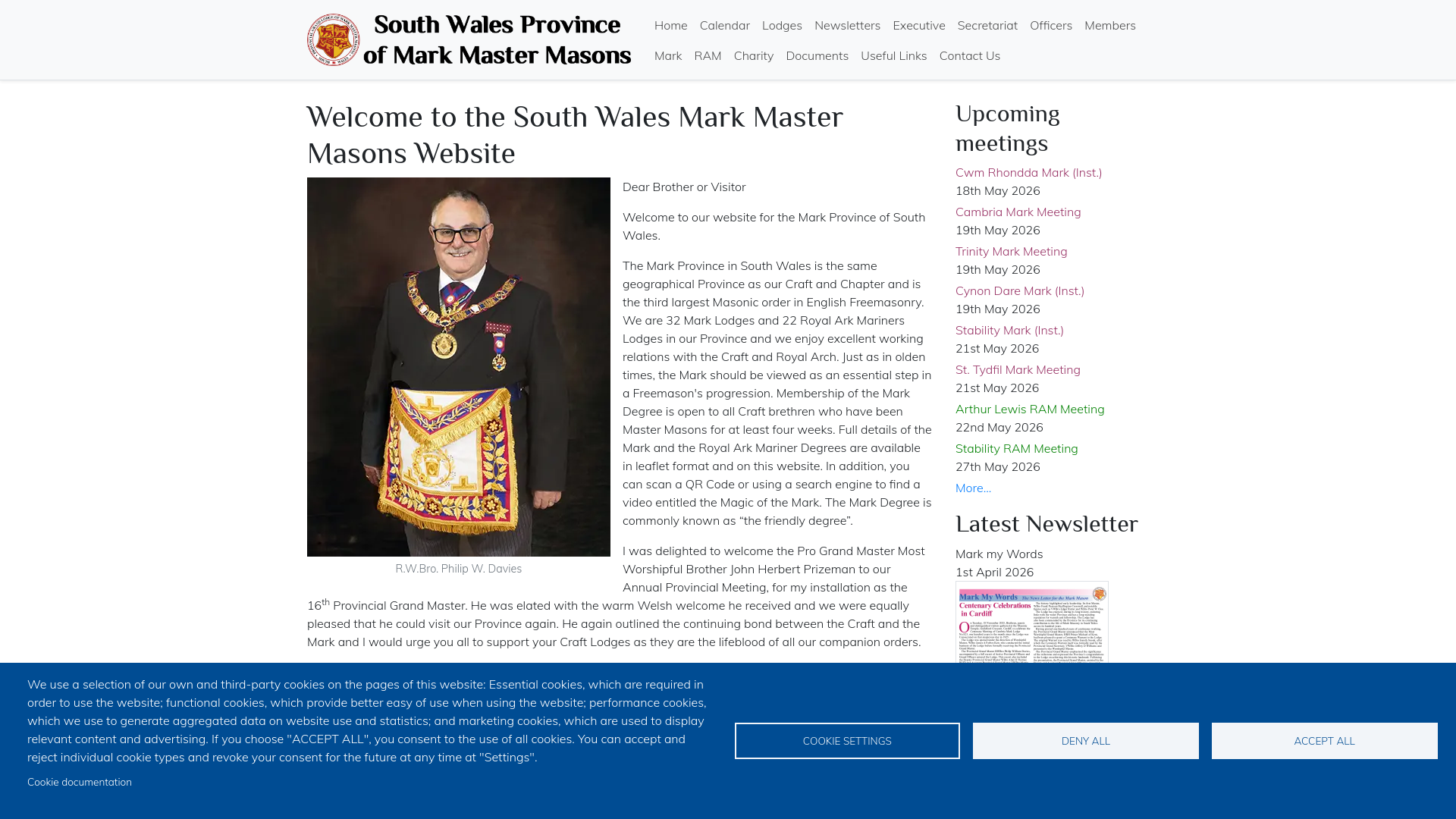 Website screenshot