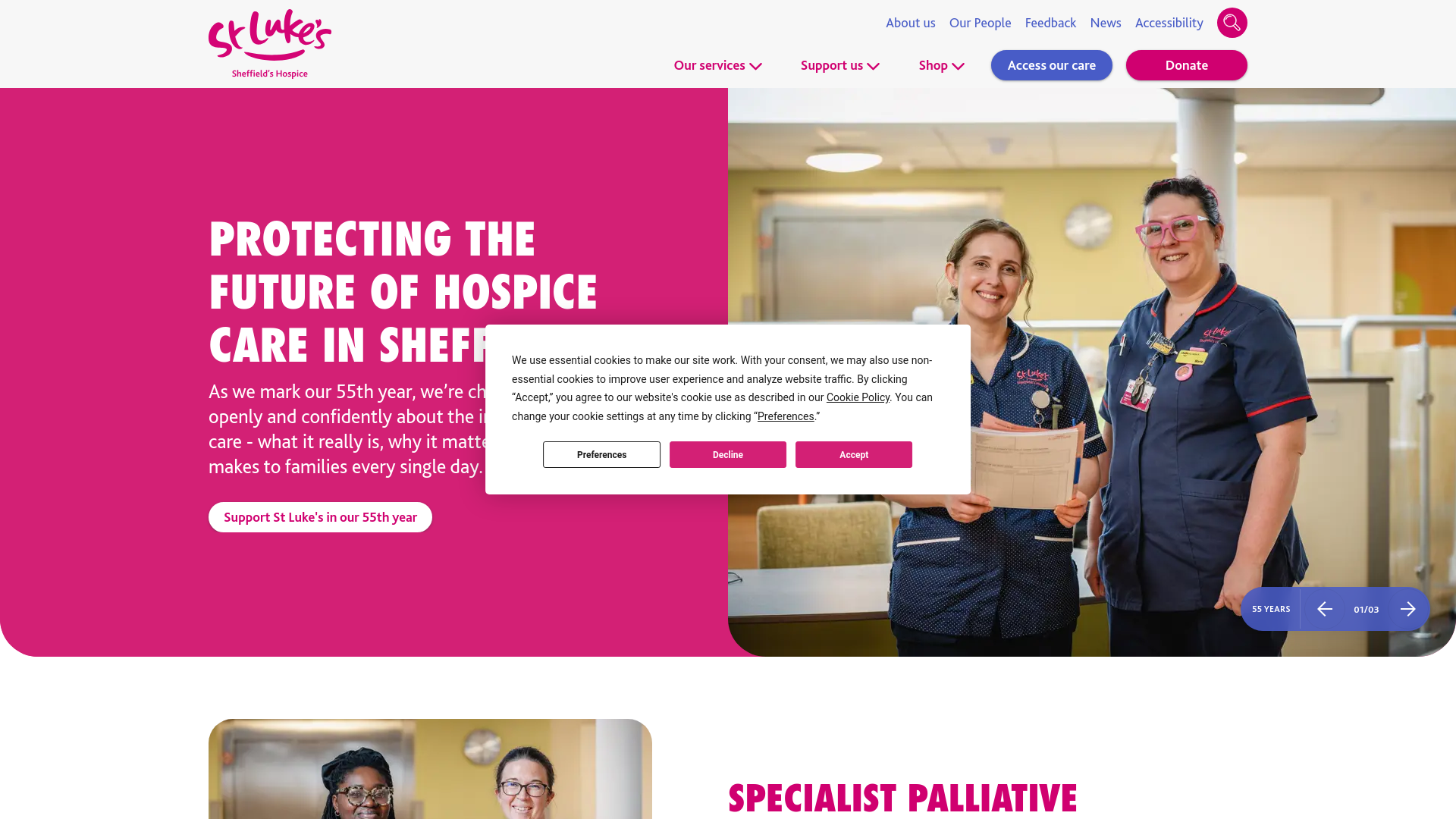 Website screenshot