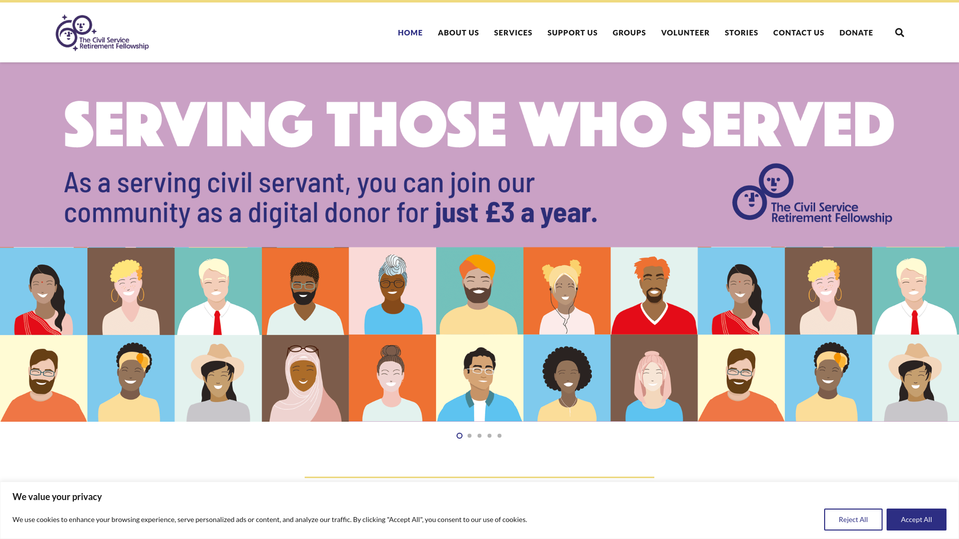 Website screenshot