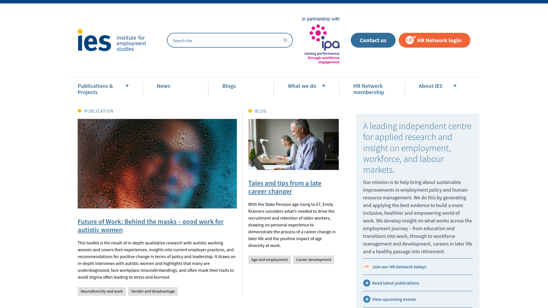 Website screenshot