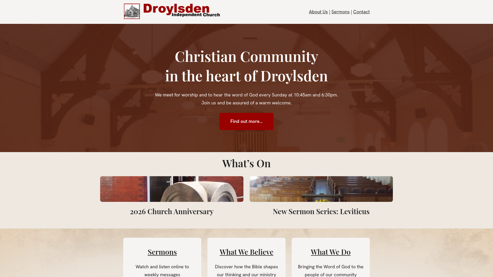 Website screenshot