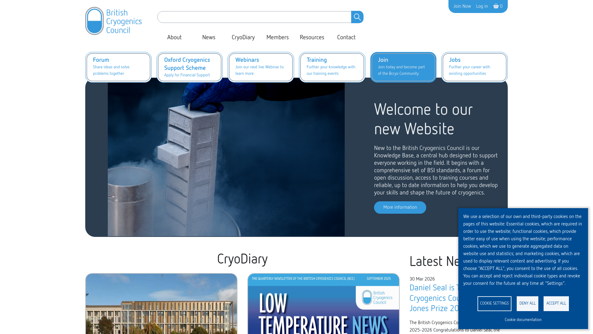Website screenshot