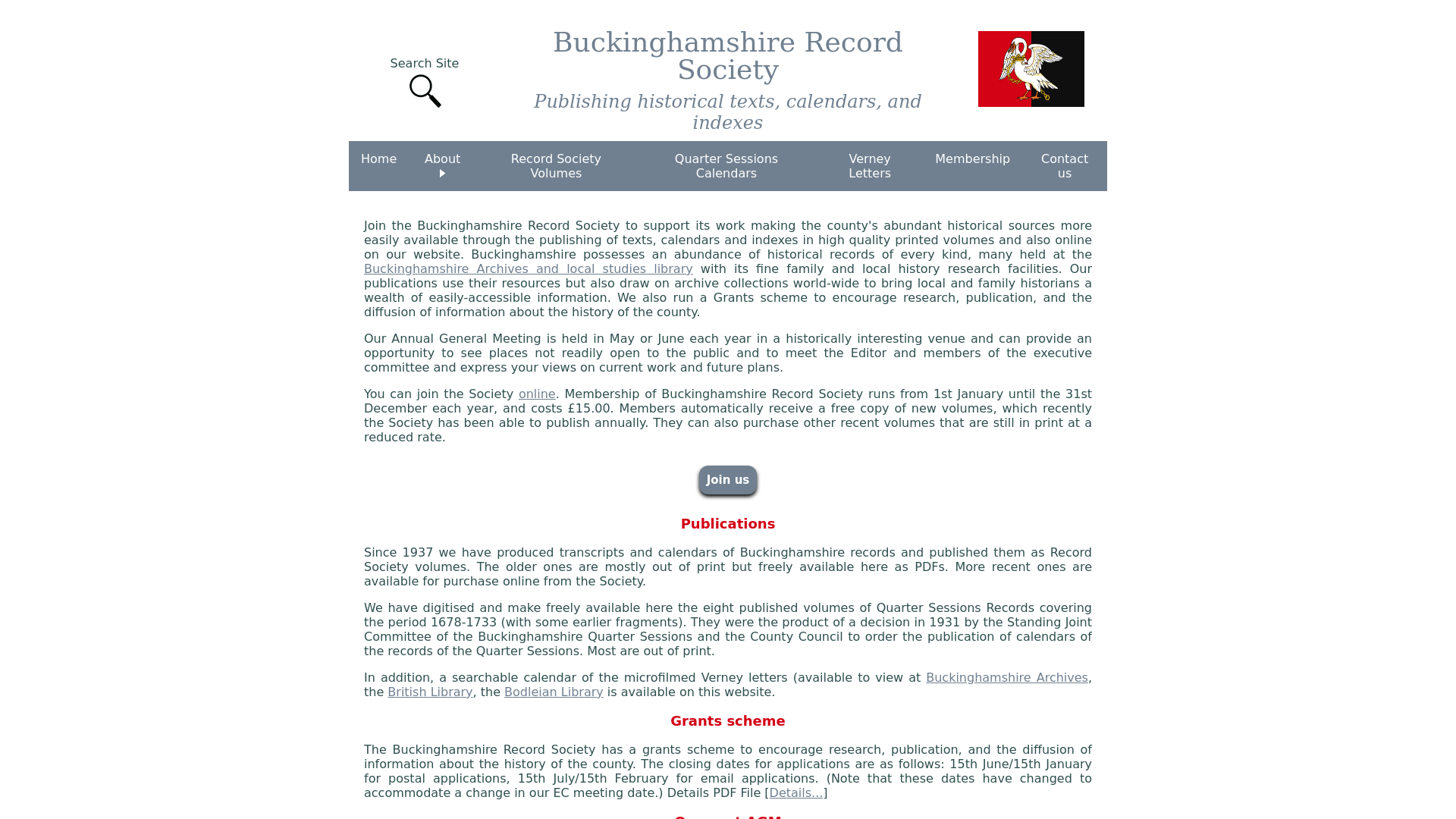 Website screenshot