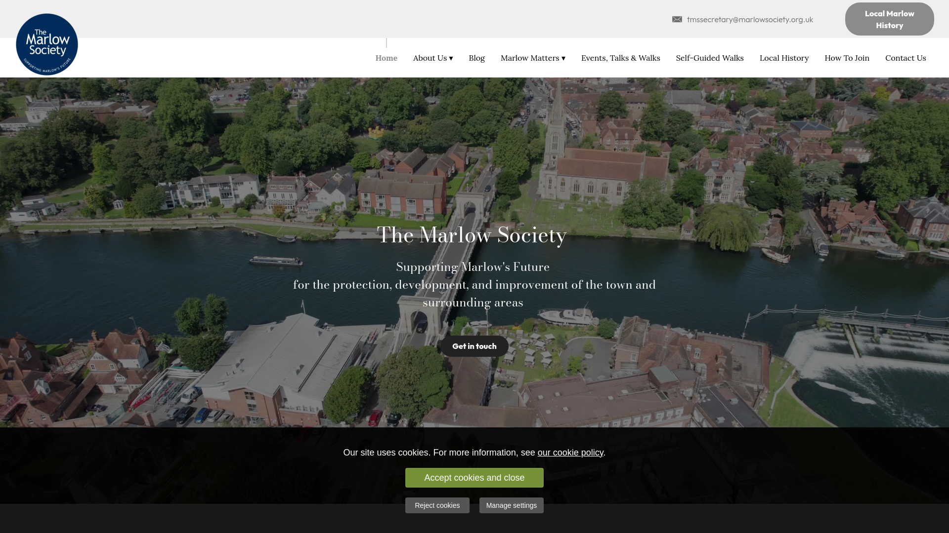 Website screenshot