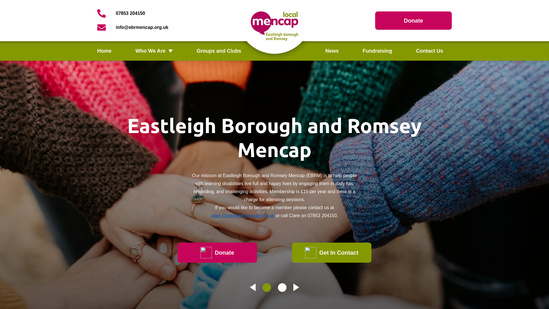 Website screenshot