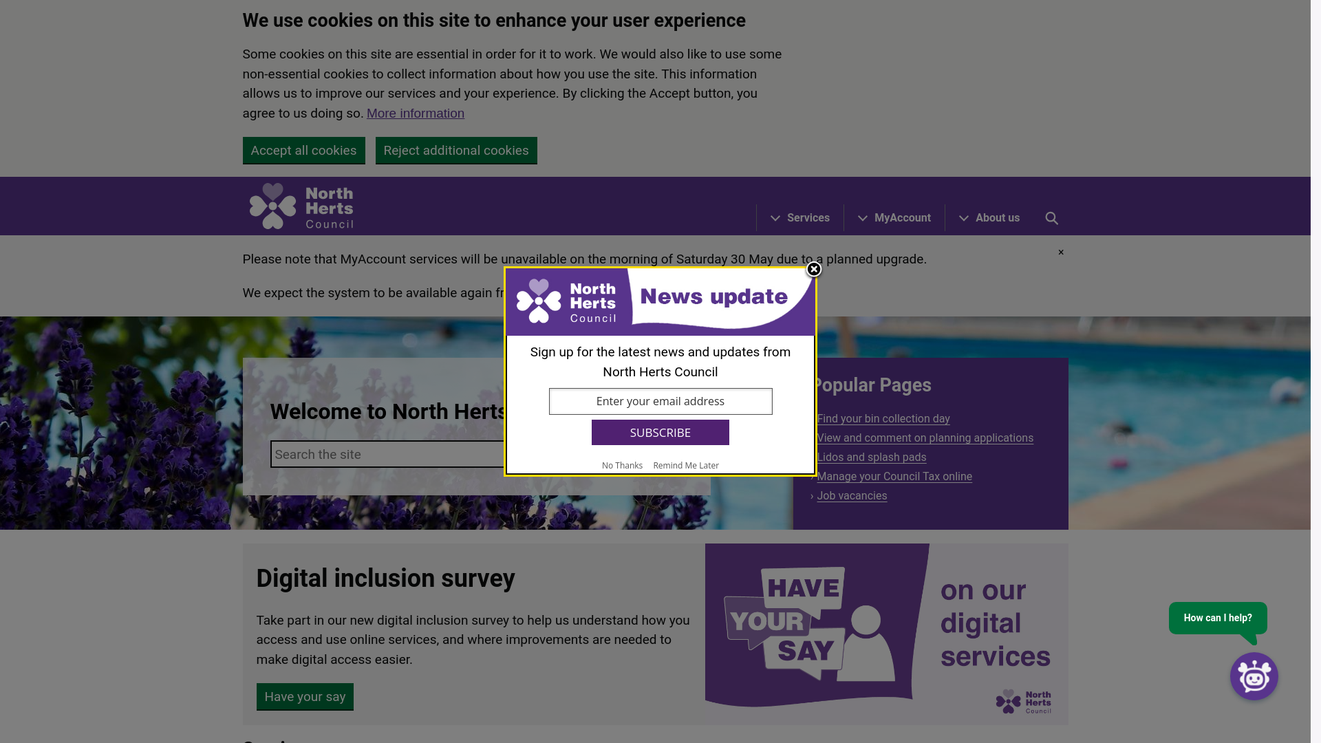 Website screenshot