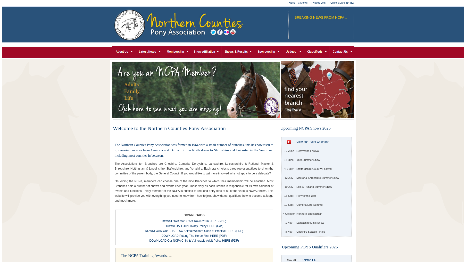 Website screenshot