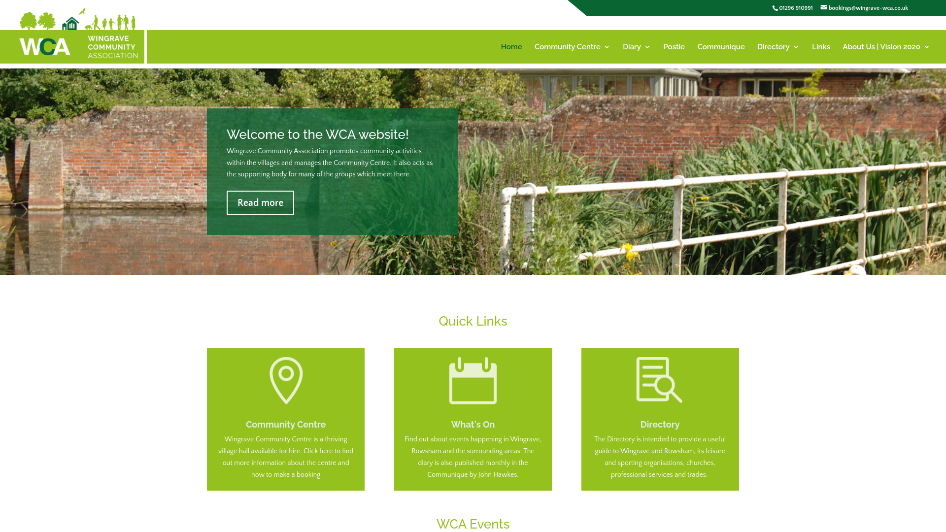 Website screenshot
