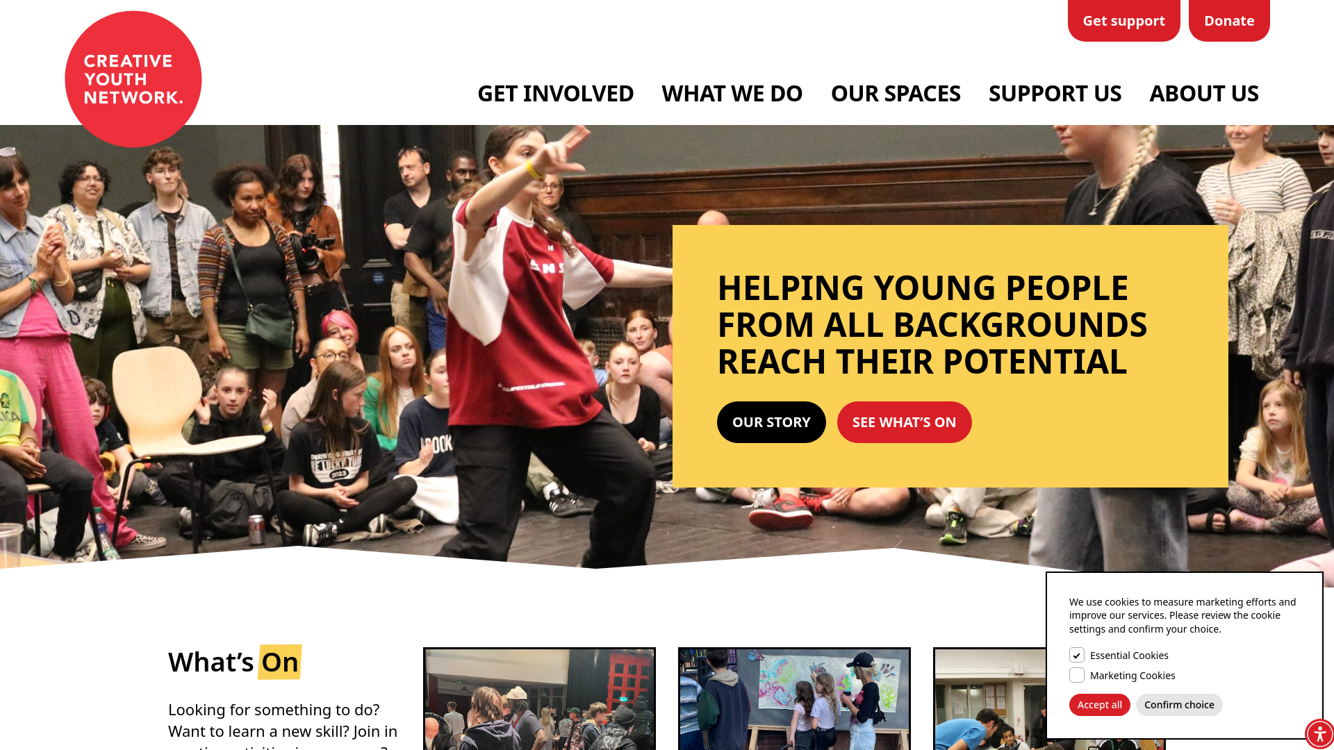 Website screenshot