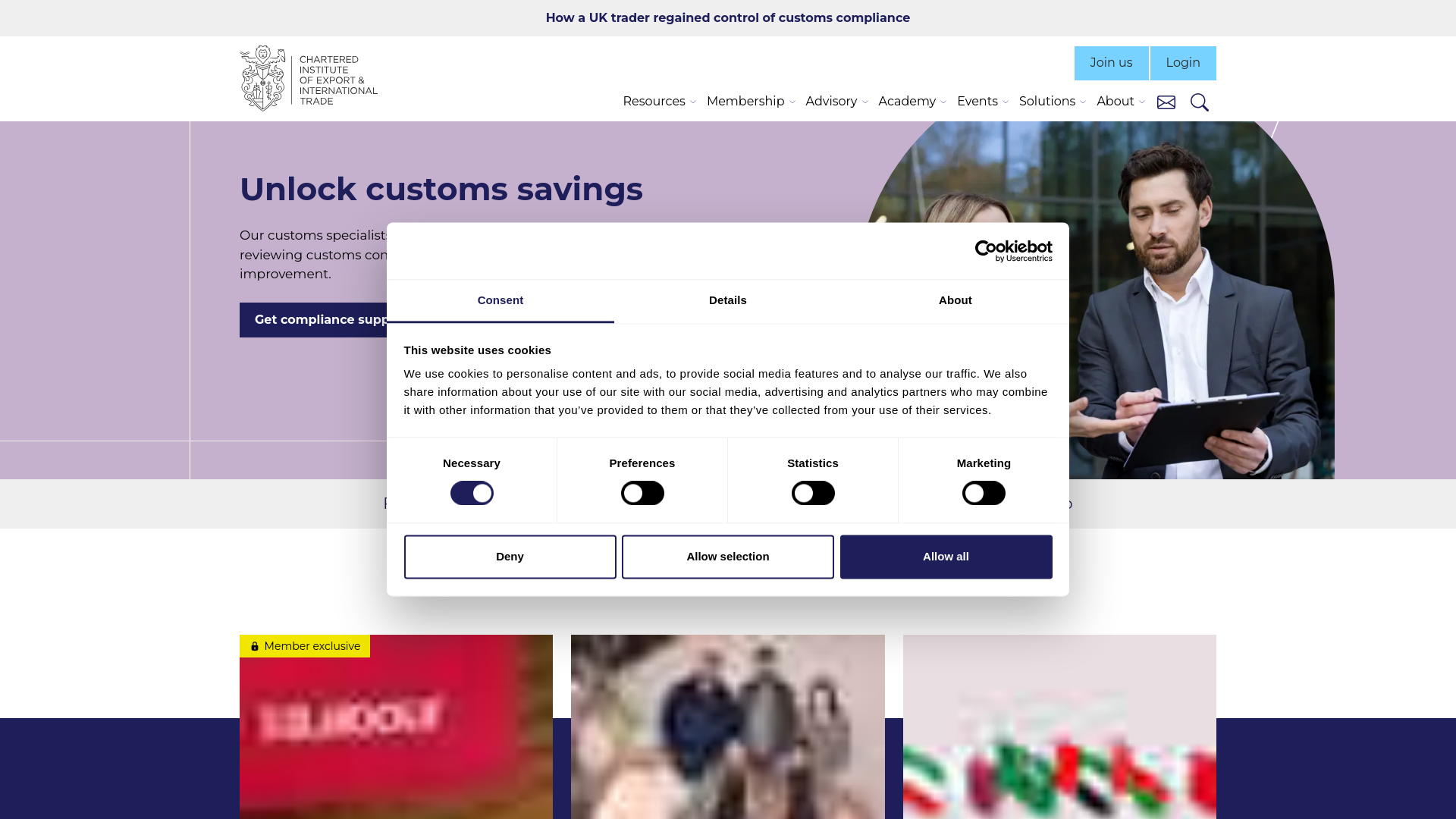 Website screenshot