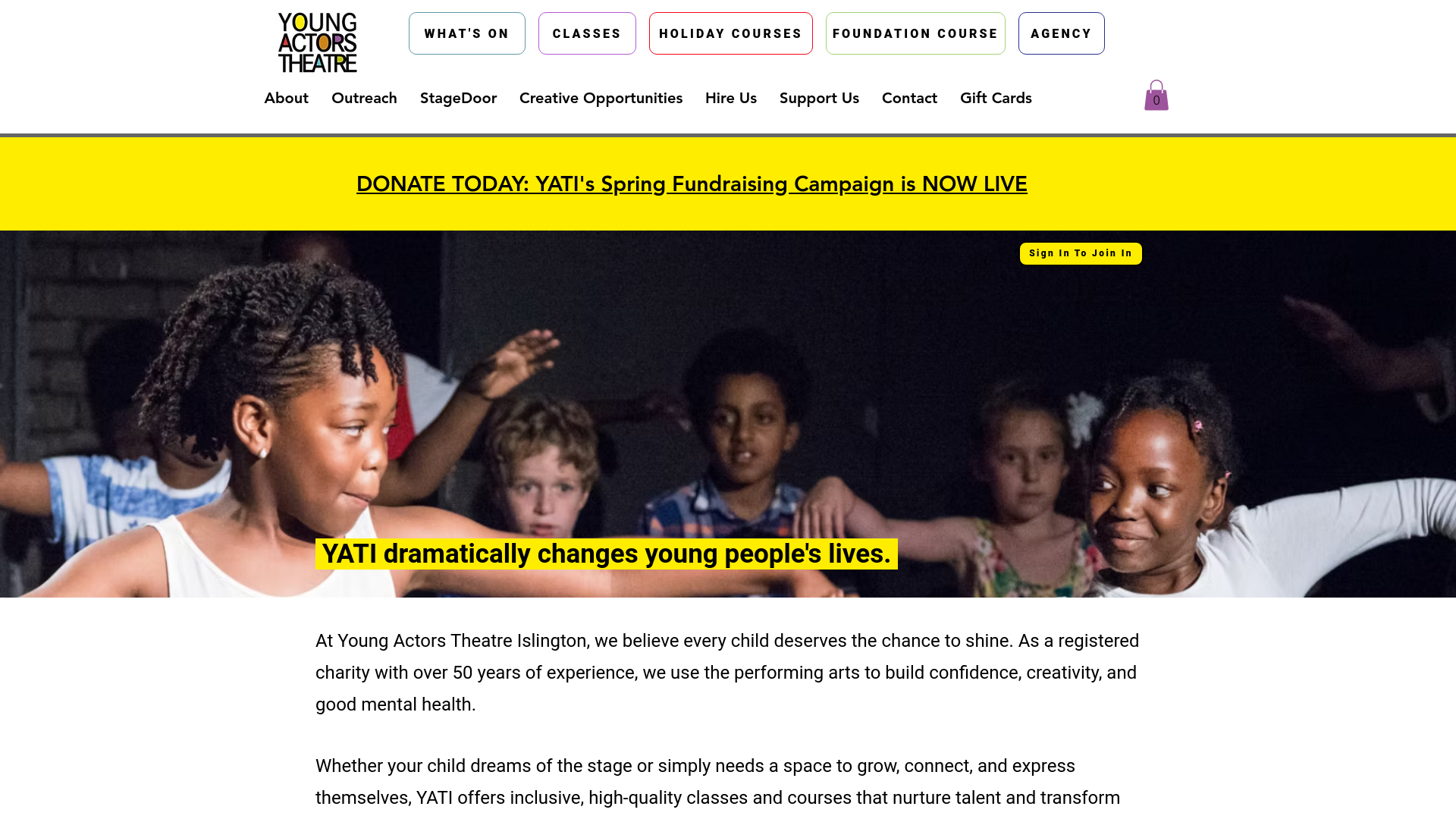 Website screenshot
