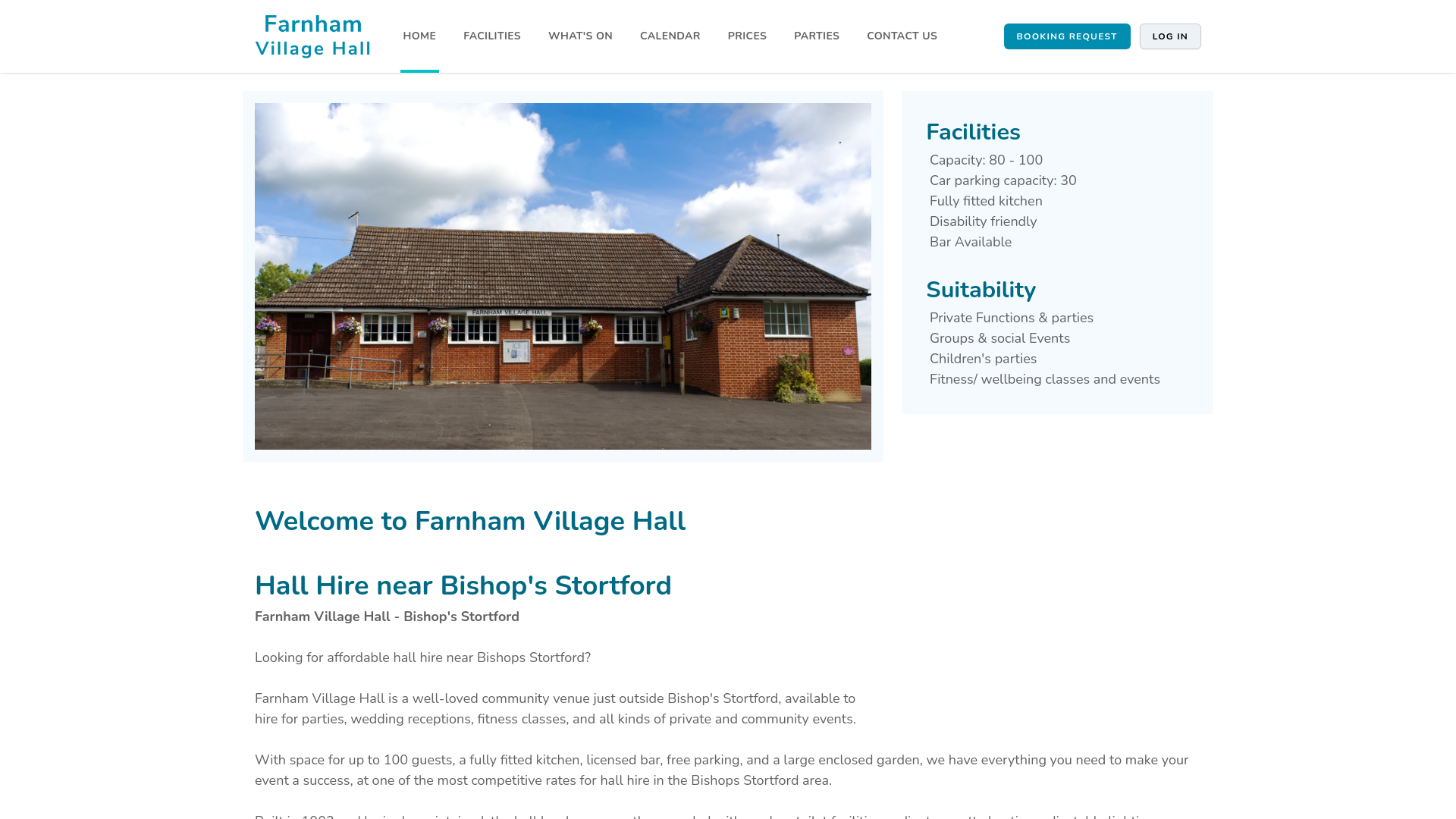 Website screenshot