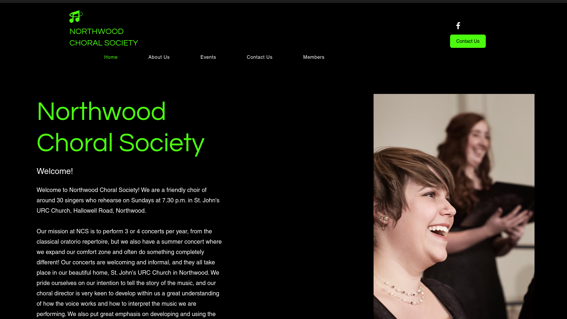 Website screenshot