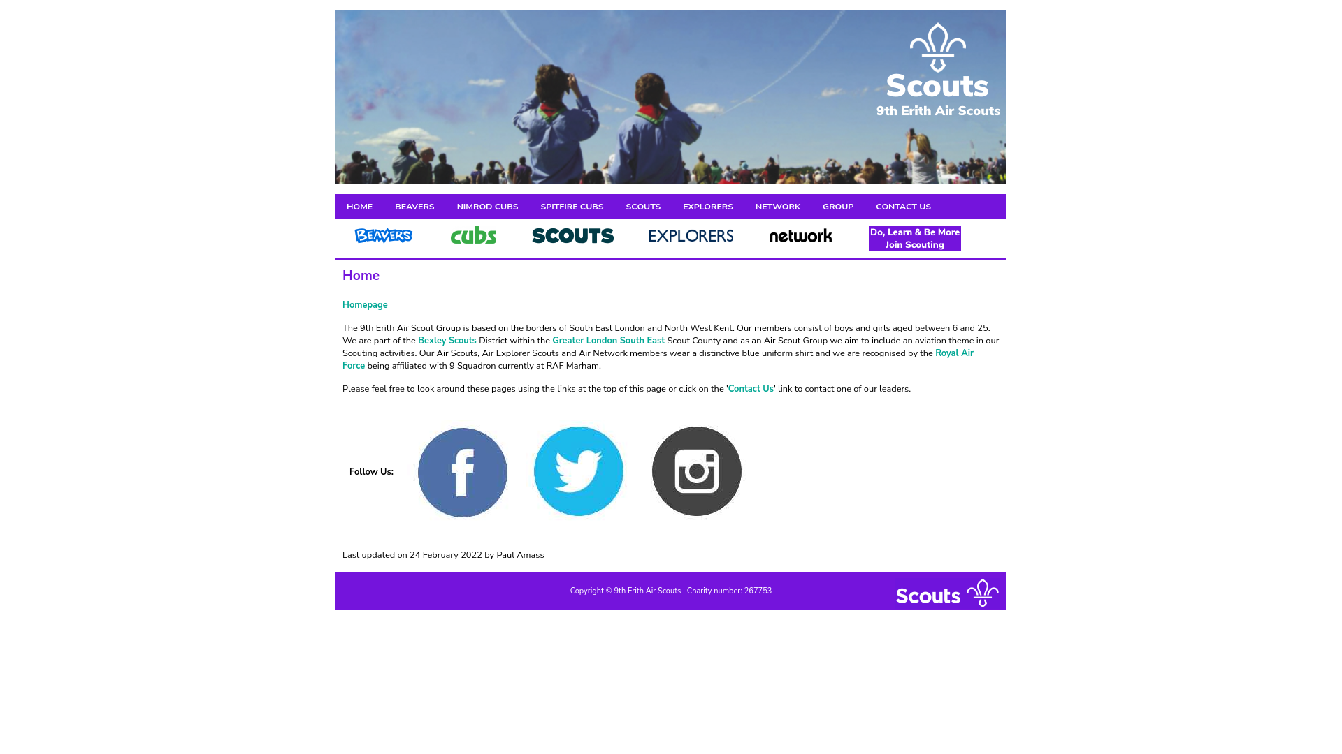 Website screenshot
